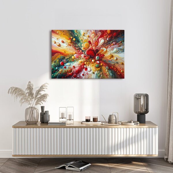 Quadro su tela – Caos esplosivo di colori