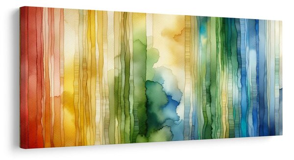 Quadro su tela – Calma nella foresta verde
