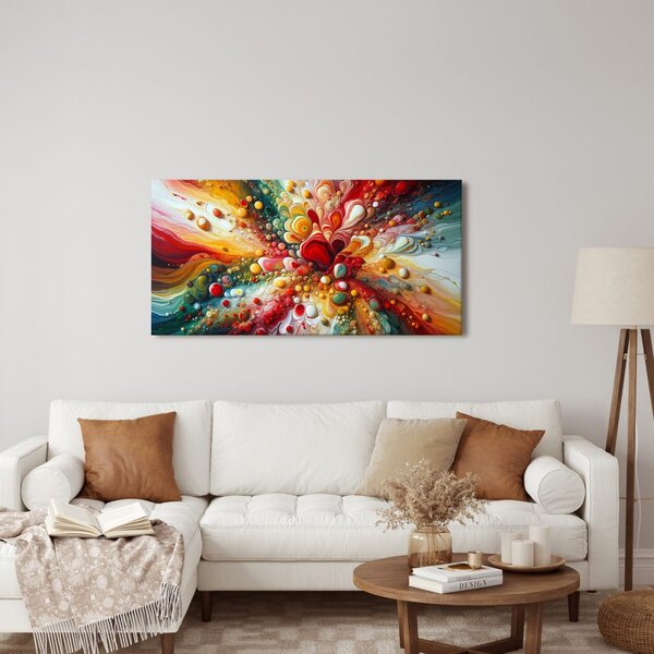 Quadro su tela – Armonia dinamica dei colori
