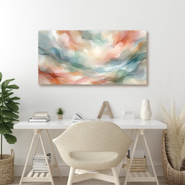 Quadro su tela – Vedute celesti nebbiose