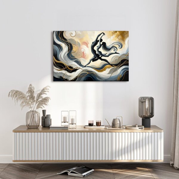 Quadro su tela – Danza tra le nuvole di eleganza