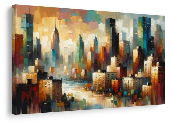 Quadro su tela – Paesaggio urbano moderno