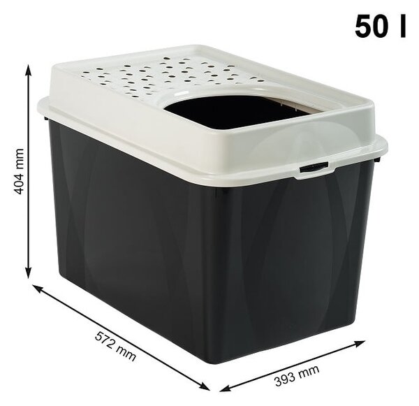 Lettiera per gatti 57,2x39,3 cm Eco Berty - Rotho