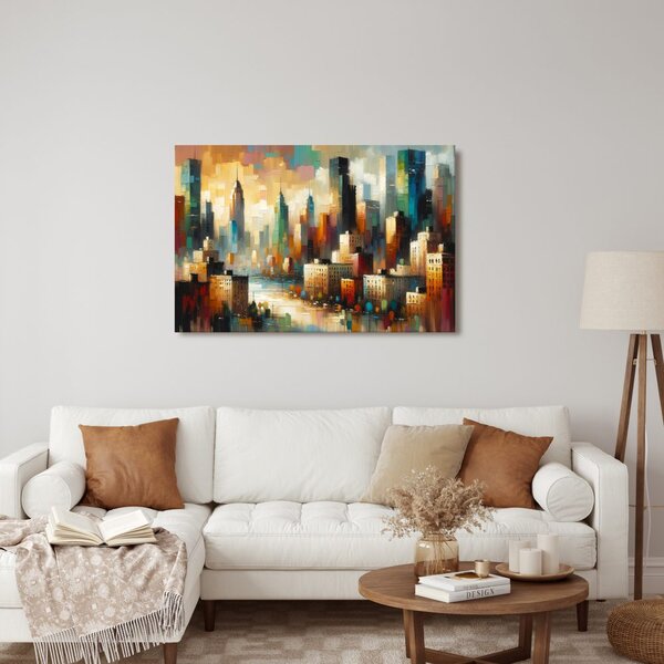 Quadro su tela – Paesaggio urbano moderno