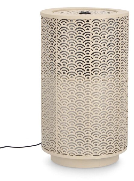 Fontana con Led Ø30x51,5 cm in Metallo Akira Beige