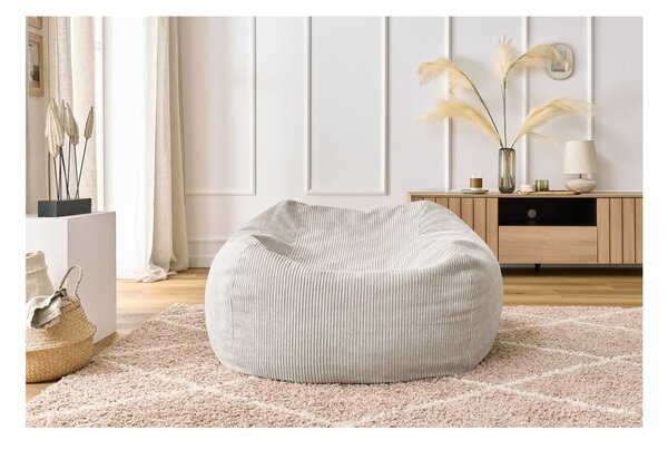 Puof a sacco color crema Voltaire – Bobochic Paris