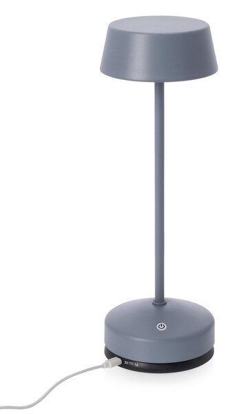 Lampada da Tavolo Ø11x33 cm in Metallo Esprit Blu