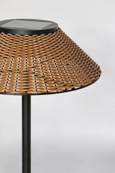 Lampada da Tavolo con Ricarica Solare Ø30x48 cm in Acciaio Kayan