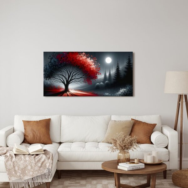 Quadro su tela – Notte magica e albero della vita
