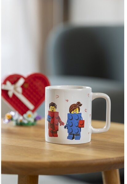 Tazza per bambini bianca in ceramica 300 ml Love – LEGO®