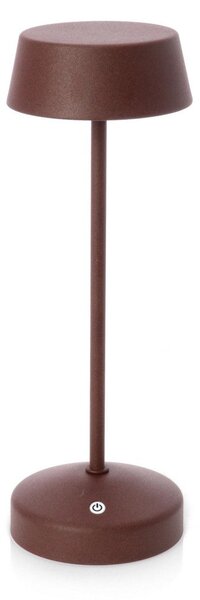 Lampada da Tavolo Ø11x33 cm in Metallo Esprit Marrone