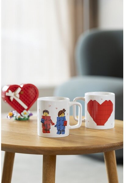 Tazza per bambini bianca in ceramica 300 ml Love – LEGO®