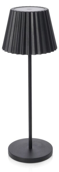 Lampada da Tavolo Ø12,5x36 cm in Metallo Artika Nera
