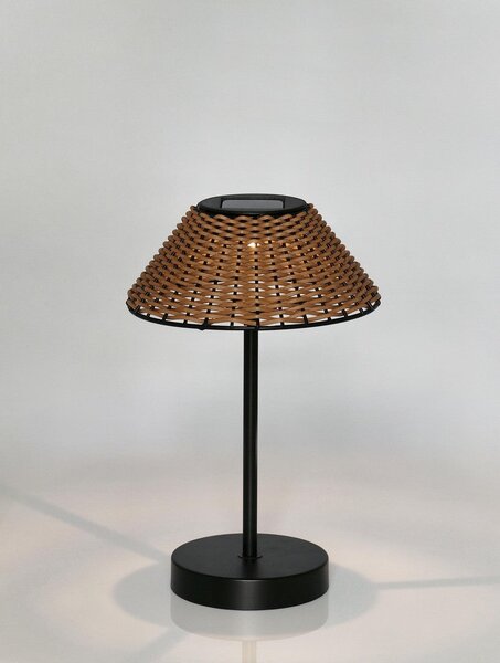 Lampada da Tavolo con Ricarica Solare Ø20x31 cm in Acciaio Kalyan