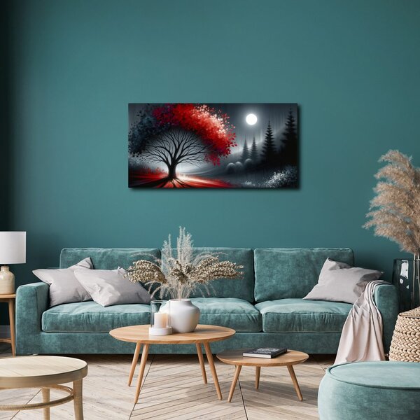 Quadro su tela – Notte magica e albero della vita