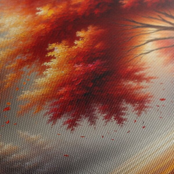 Quadro su tela – Albero della vita autunnale alla luce del sole