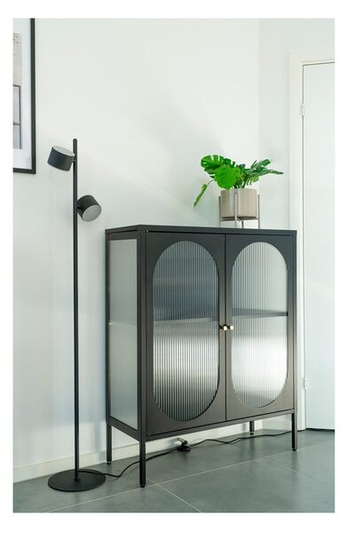 Vetrina in metallo nero 90x110 cm Adelaide - House Nordic