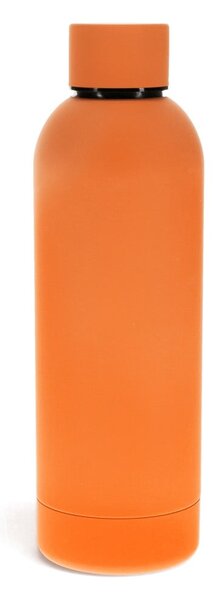 Bottiglia bottiglia da viaggio arancione in acciaio inox 500 ml – Rex London