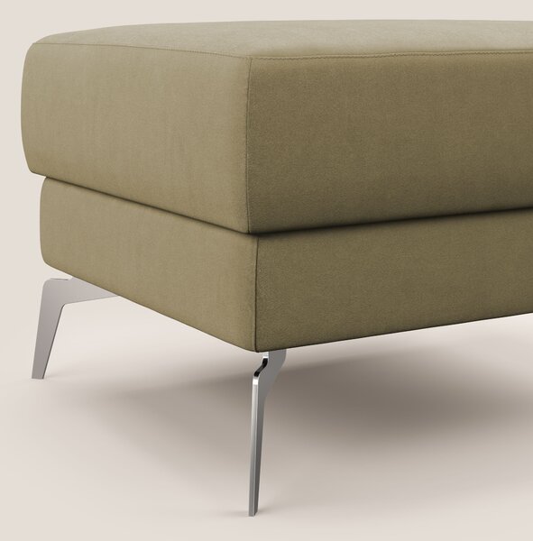 Star Pouf con piedini alti in microfibra impermeabile T11 beige