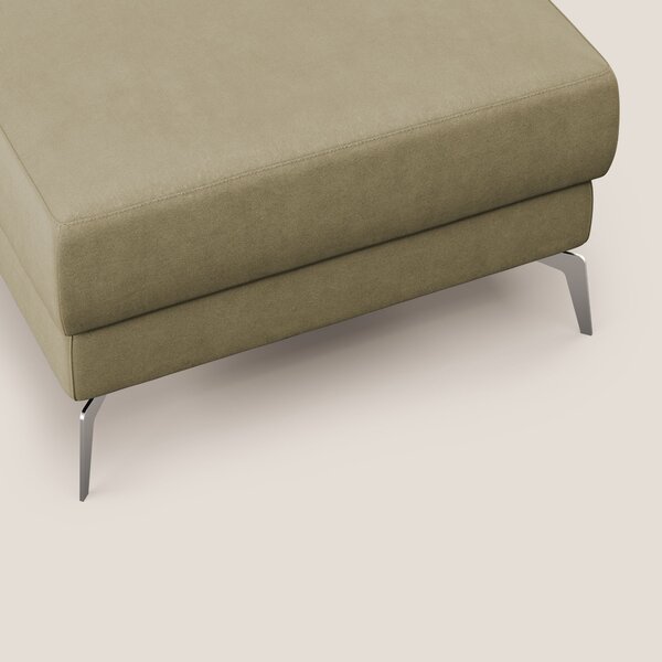 Star Pouf con piedini alti in microfibra impermeabile T11 beige