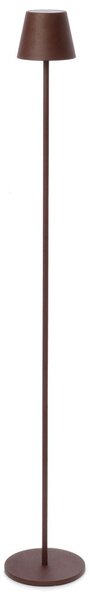 Lampada da Terra a Led Ø17x115 cm in Metallo Etna Marrone