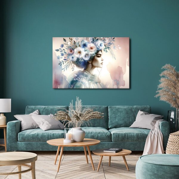 Quadro su tela – Eleganza floreale romantica
