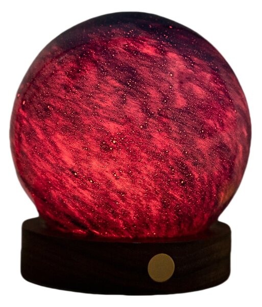 Decorazione luminosa colore naturale scuro con ricarica USB ø 8 cm Galaxy Breeze – Gingko
