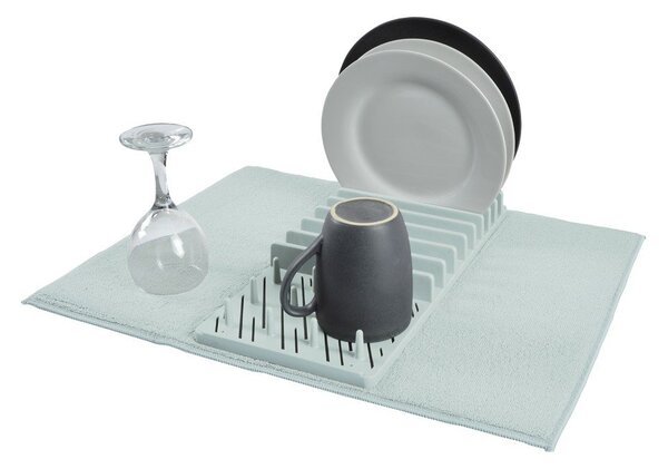 Tappetino scolapiatti azzurro in plastica 50x38 cm – Homéa
