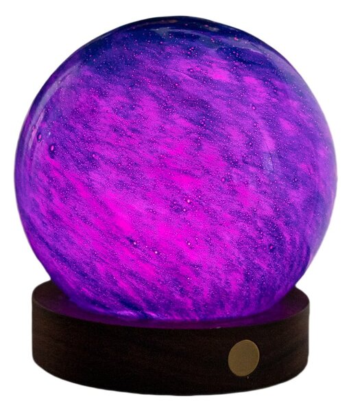 Decorazione luminosa colore naturale scuro con ricarica USB ø 8 cm Galaxy Breeze – Gingko