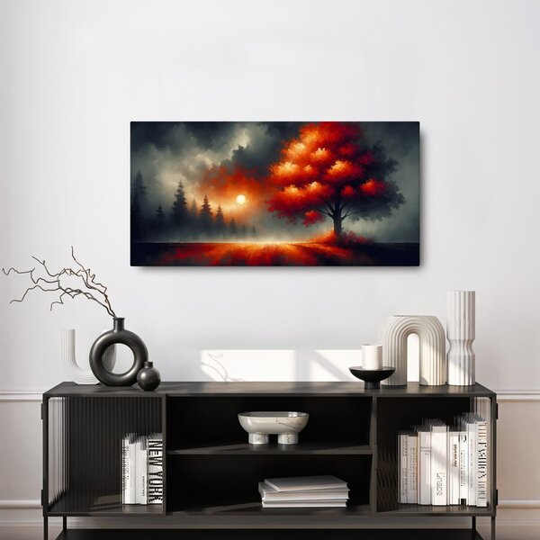 Quadro su tela – Albero della vita al tramonto