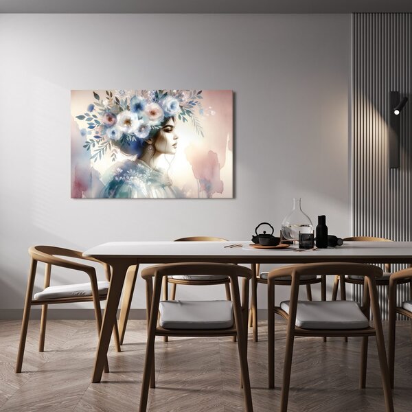 Quadro su tela – Eleganza floreale romantica