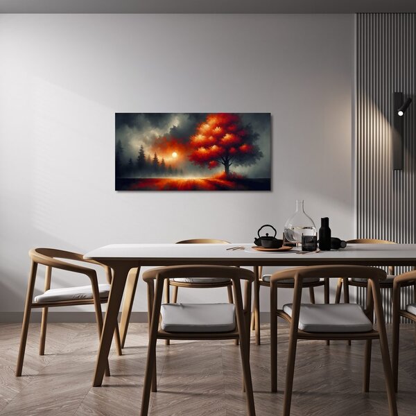 Quadro su tela – Albero della vita al tramonto