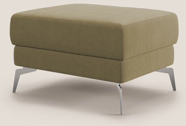 Star Pouf con piedini alti in microfibra impermeabile T11 beige