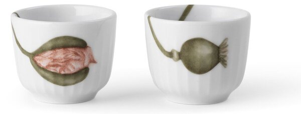 Portauova in porcellana 2 pz Hammershøi Poppy – Kähler Design