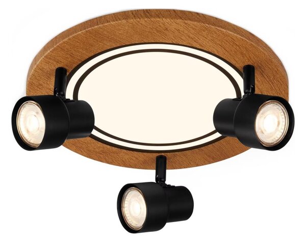 Brilo - Lampada LED da soffitto 12W/230V + 3xGU10 9W 3000K