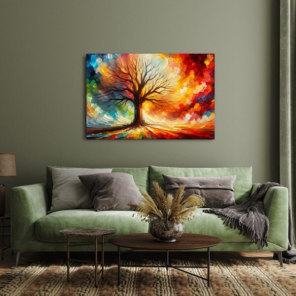 Quadro su tela – Albero della vita nei colori