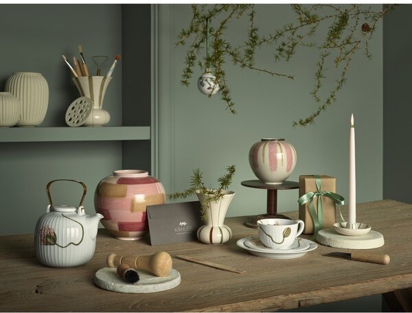 Tazzina bianca in porcellana 380 ml Hammershøi Poppy – Kähler Design