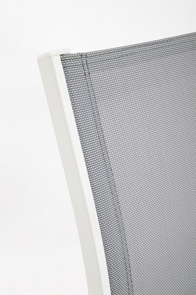 Set Tavolo e 3 Sedie da Giardino in Alluminio Kallen Bianco
