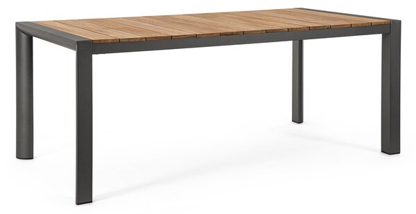 Tavolo da Giardino 180x90x75 cm in Alluminio Cameron Antracite