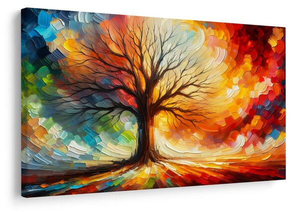 Quadro su tela – Albero della vita nei colori