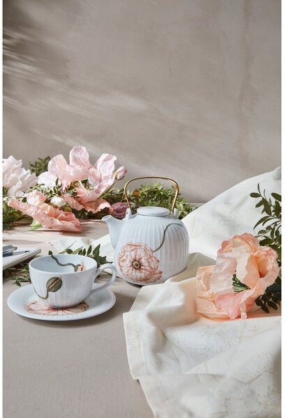 Tazzina bianca in porcellana 380 ml Hammershøi Poppy – Kähler Design