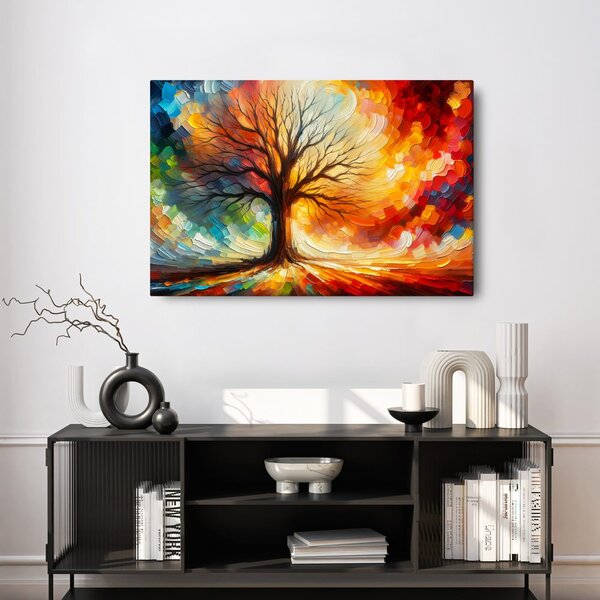 Quadro su tela – Albero della vita nei colori