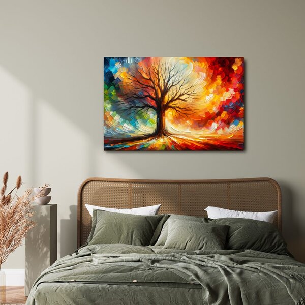 Quadro su tela – Albero della vita nei colori