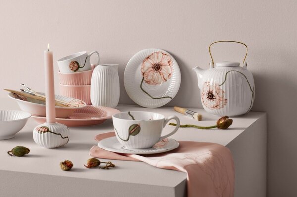 Tazzina bianca in porcellana 380 ml Hammershøi Poppy – Kähler Design