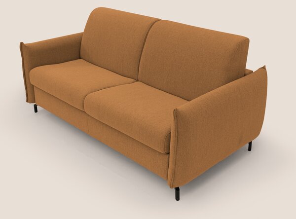 Scarlet divano letto in tessuto misto cotone impermeabile T19 arancio