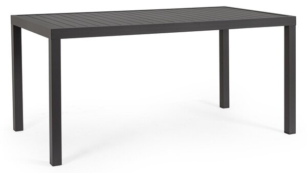 Tavolo da Giardino 150x80x75 cm in Alluminio Hilde Antracite