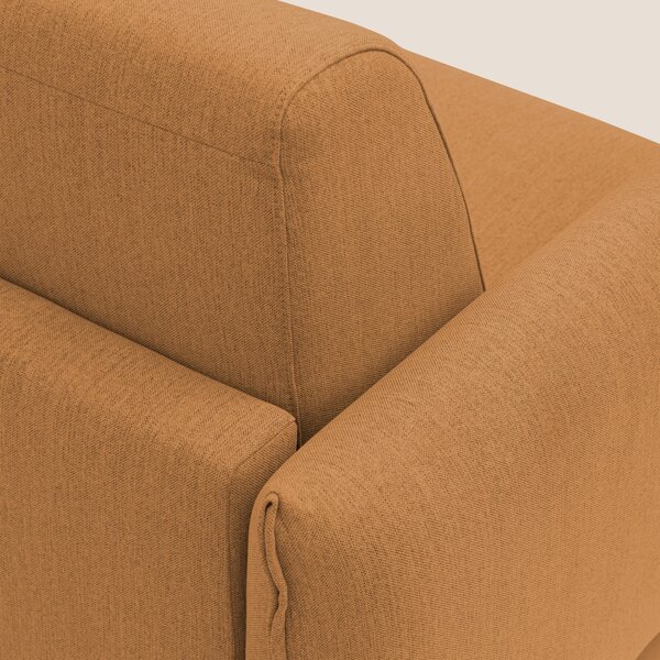 Scarlet divano letto in tessuto misto cotone impermeabile T19 arancio