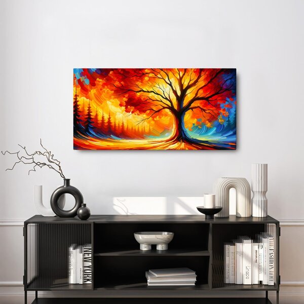 Quadro su tela – Albero della vita autunnale