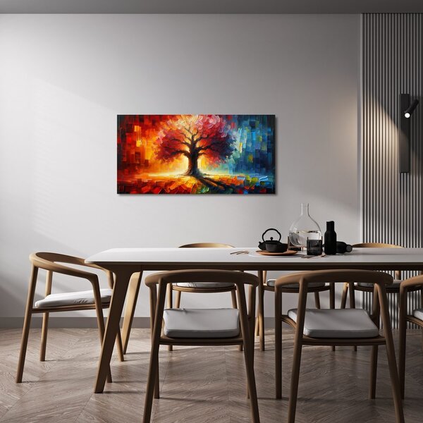 Quadro su tela – Albero della vita autunnale luminoso