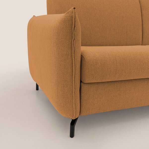 Scarlet divano letto in tessuto misto cotone impermeabile T19 arancio